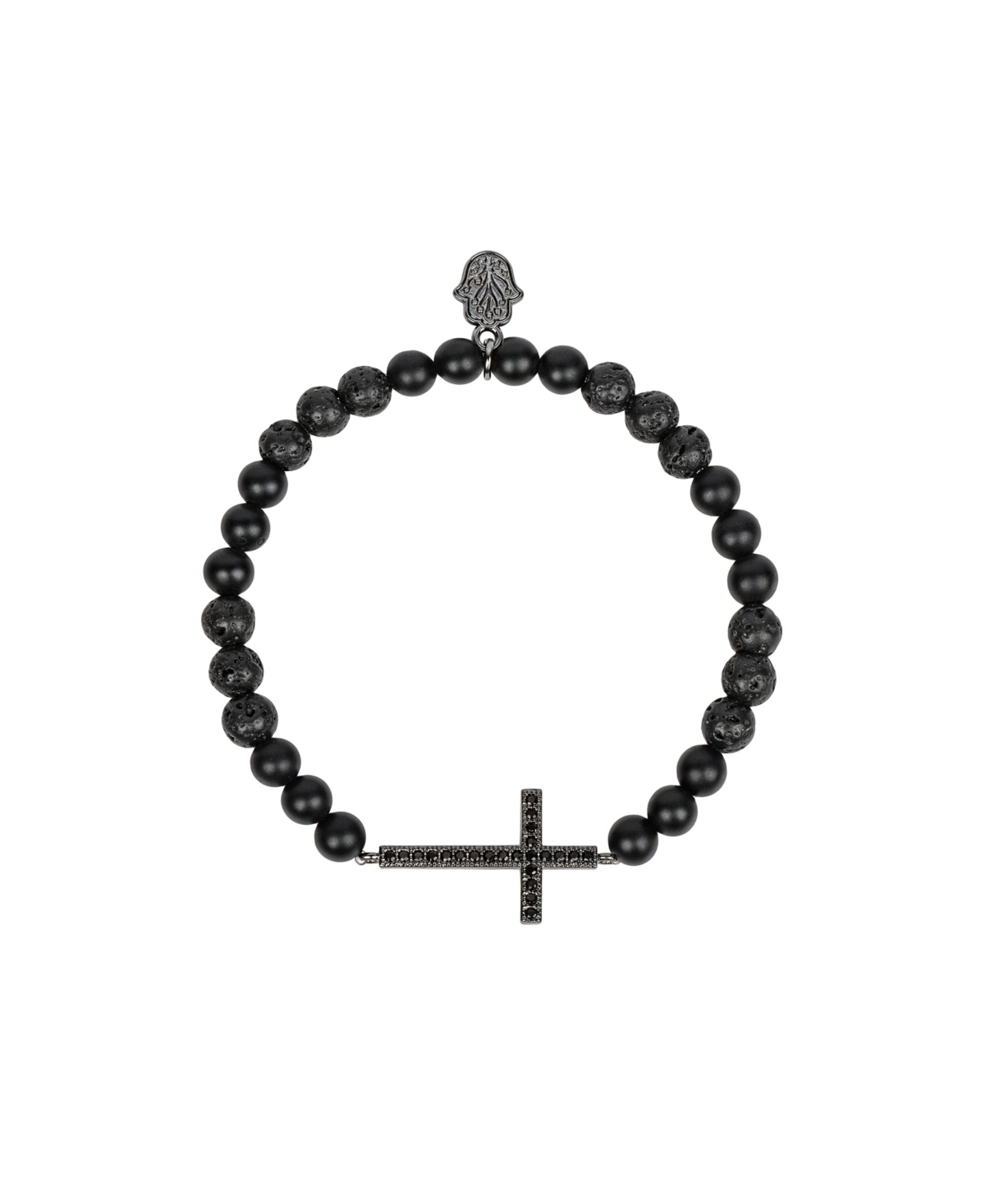 Men's Rooted Faith - Lava Cross Bracelet