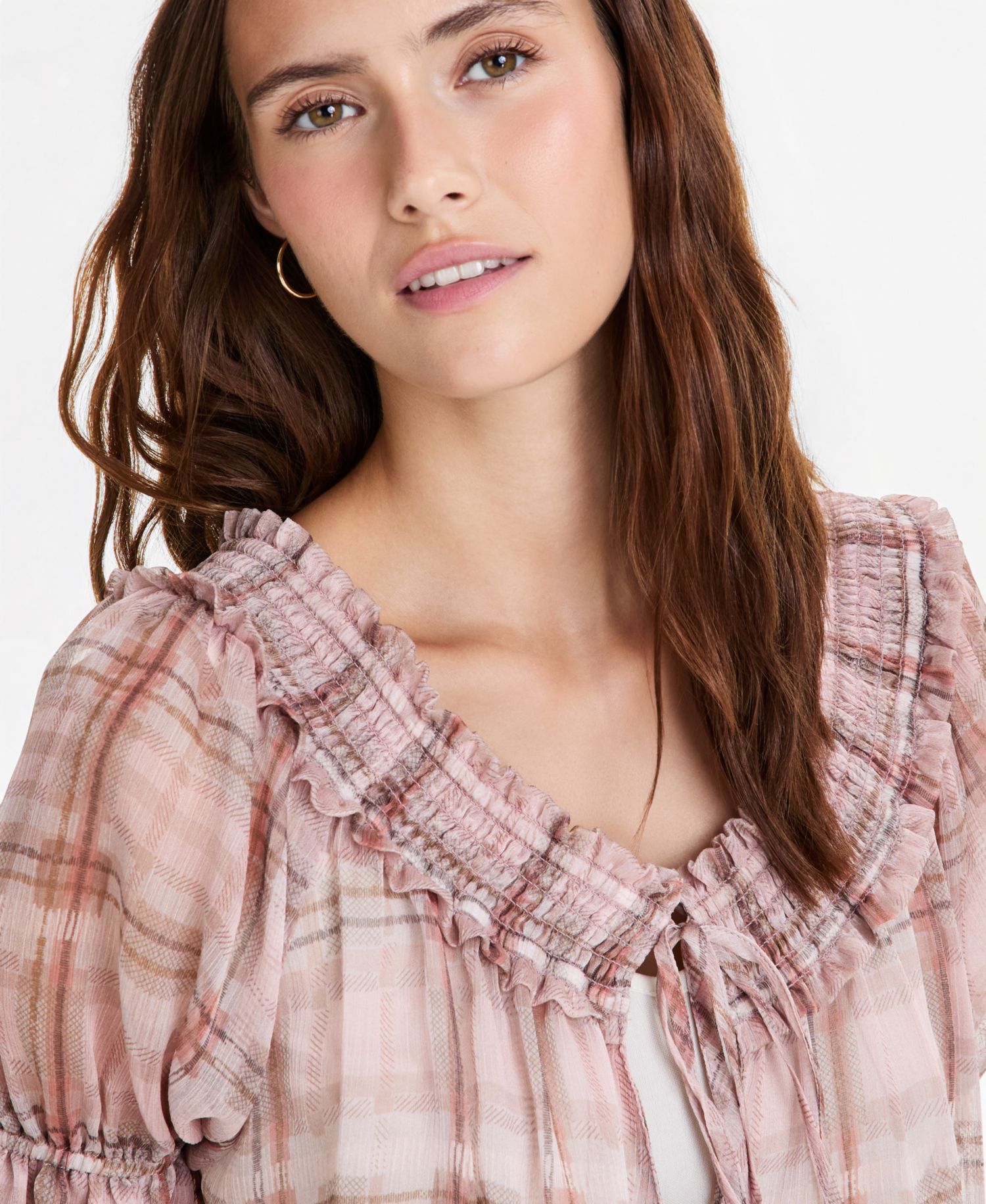 Petite Scoop Neck Short-Sleeve Top