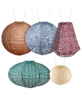 Soji Stella Multi-Shape Solar Lantern 5-pack