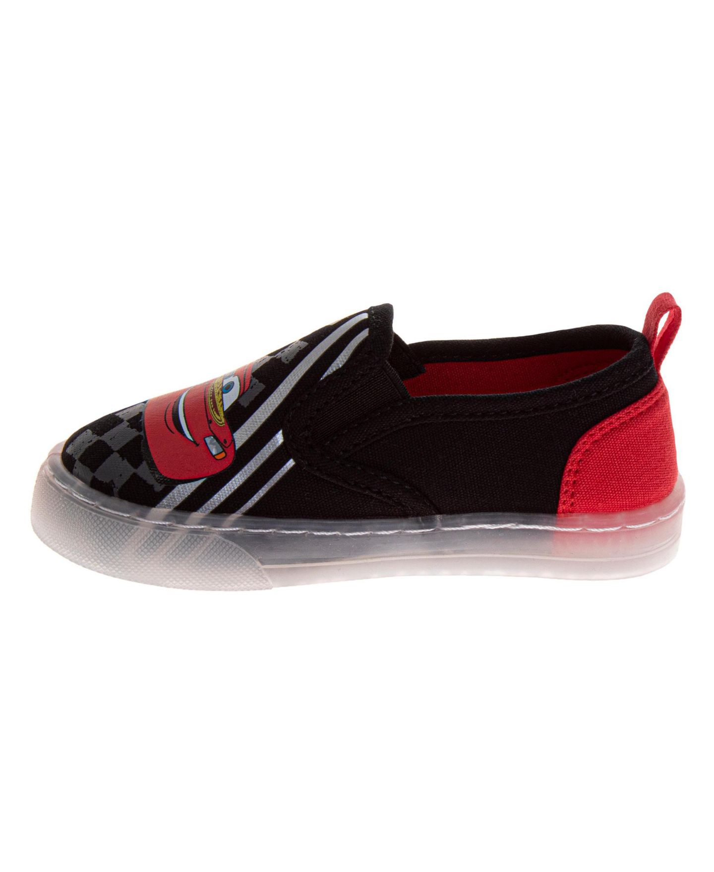 Детские кроссовки Cars Disney Pixar Lightning McQueen Boys Shoes, Boys Slip On, Canvas Shoes - Kids Casual Sneakers Shoes (Little Kid 7-12) — фото 4
