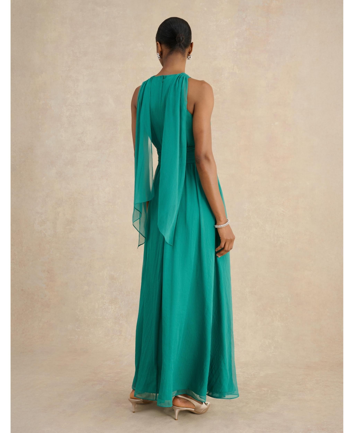 Hobbs London Women's Marilyn Satin Maxi Dress