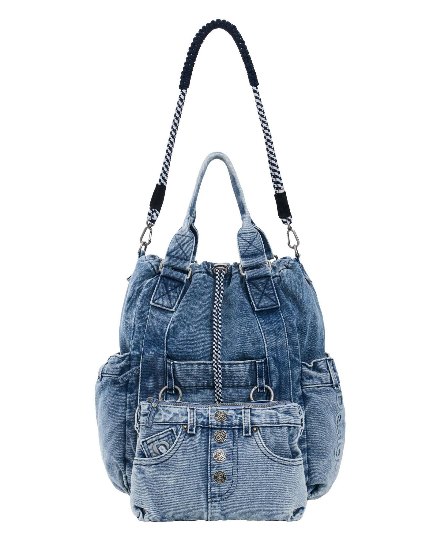 Рюкзак Desigual Large denim, цвет: Светлый синий — фото 1