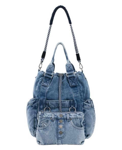 Рюкзак Desigual Large denim, цвет: Светлый синий