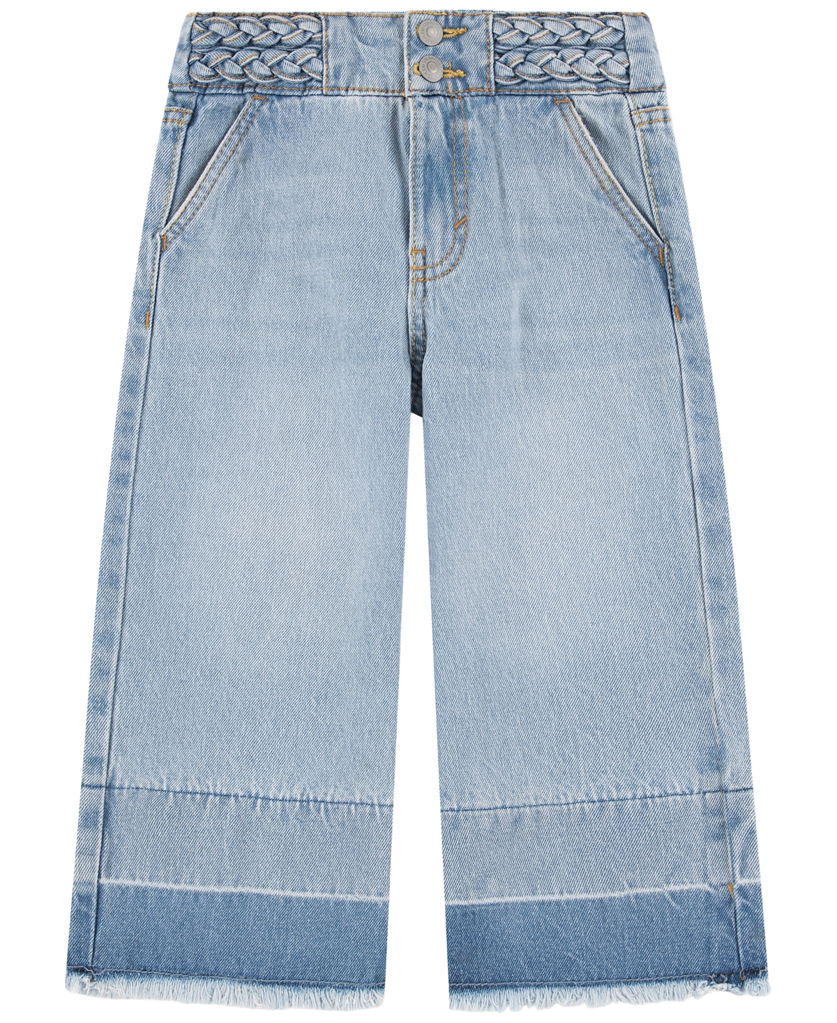 Levi's Toddler Girls' 2T-4T Braided High Rise Baggy Jeans