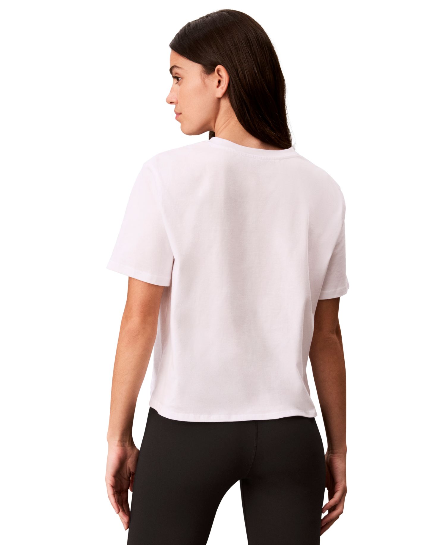Women's Double Logo High Hip T-Shirt