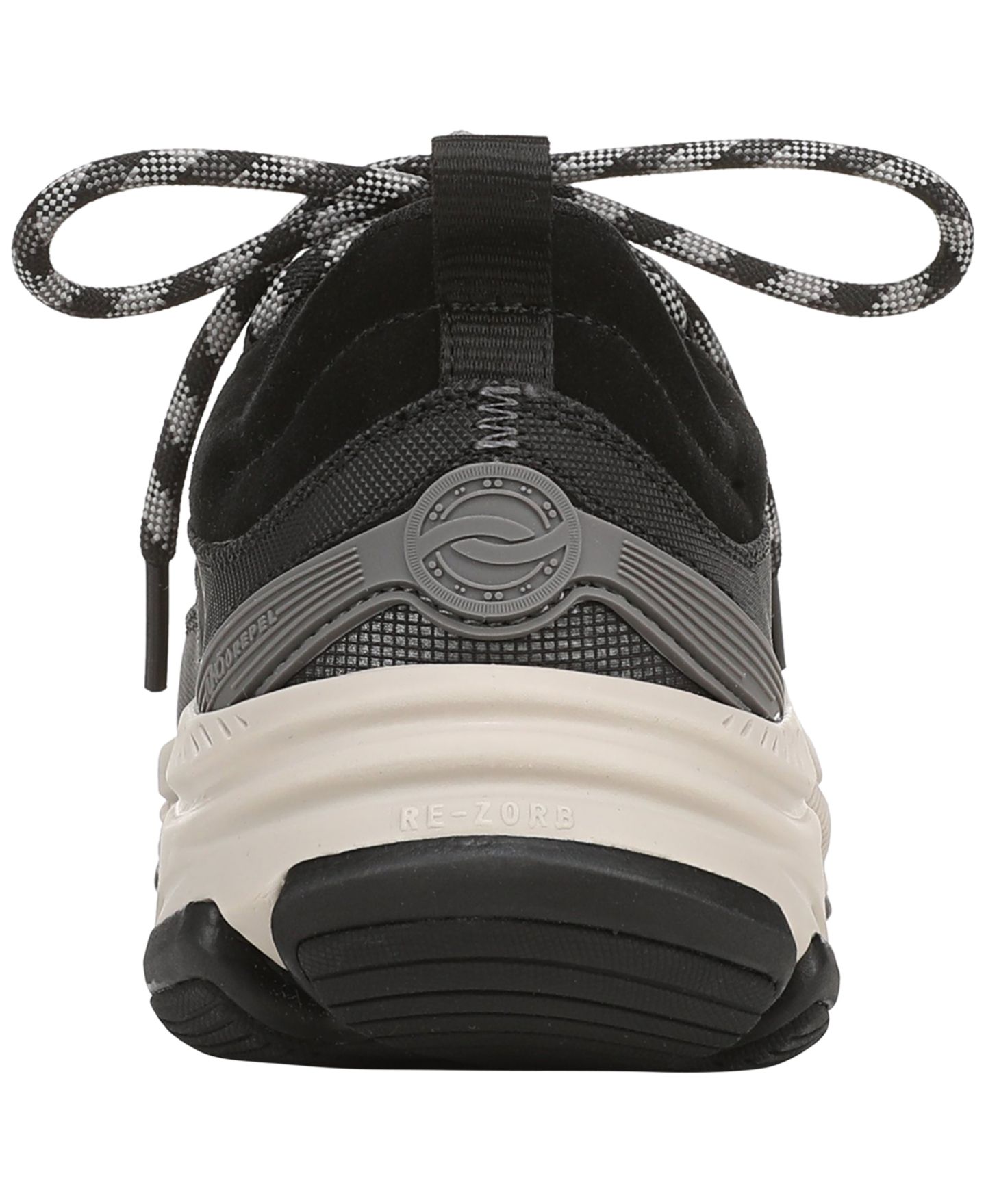 Женские кроссовки Ryka Devotion Max Luxe Walking Lace-Up, цвет: Чёрный замшевый — фото 3