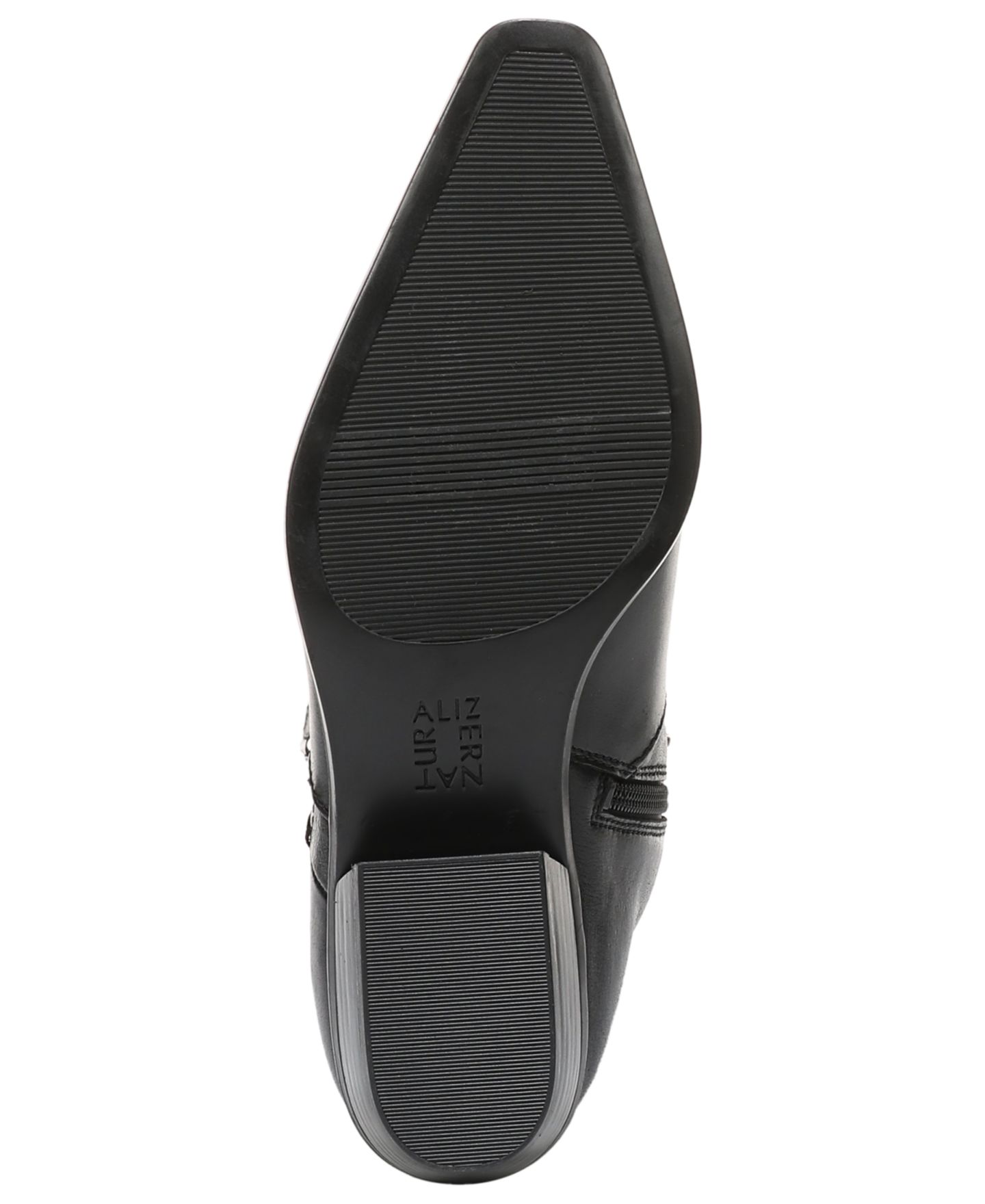 Женские ботинки 27 EDIT Naturalizer Brooke Western Regular, Narrow, and Extra Wide, Zipper Tall, цвет: Чёрный кожаный — фото 5