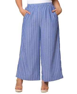 Plus Size Eva Wide Leg Palazzo Pants