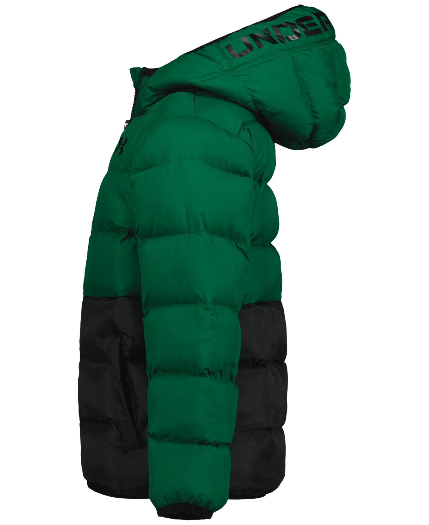 Boys' 8-20 Logo Full-Zip Puffer Hooded Jacket