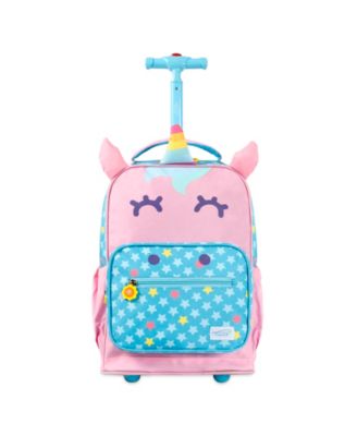 J World Kids And Toddlers Twise Side-Kick Rolling Backpack - Unicorn
