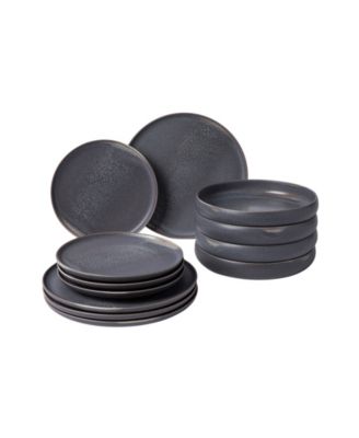 Cloud Terre Iceland 12-Piece Dinnerware Set, Service For 4