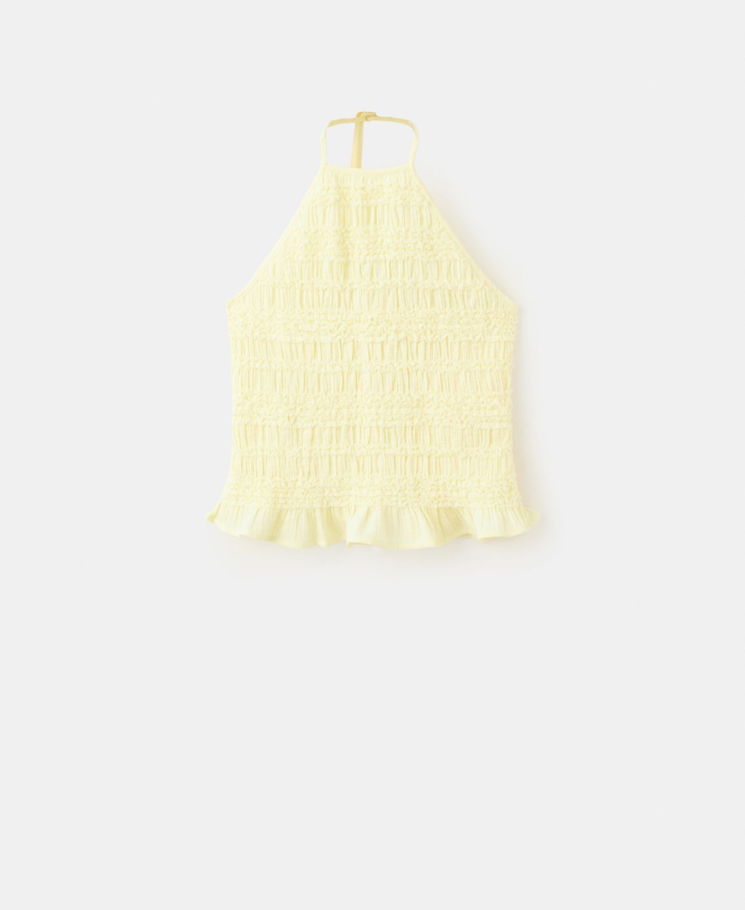 Women's Halter-Neck Crinkle Top