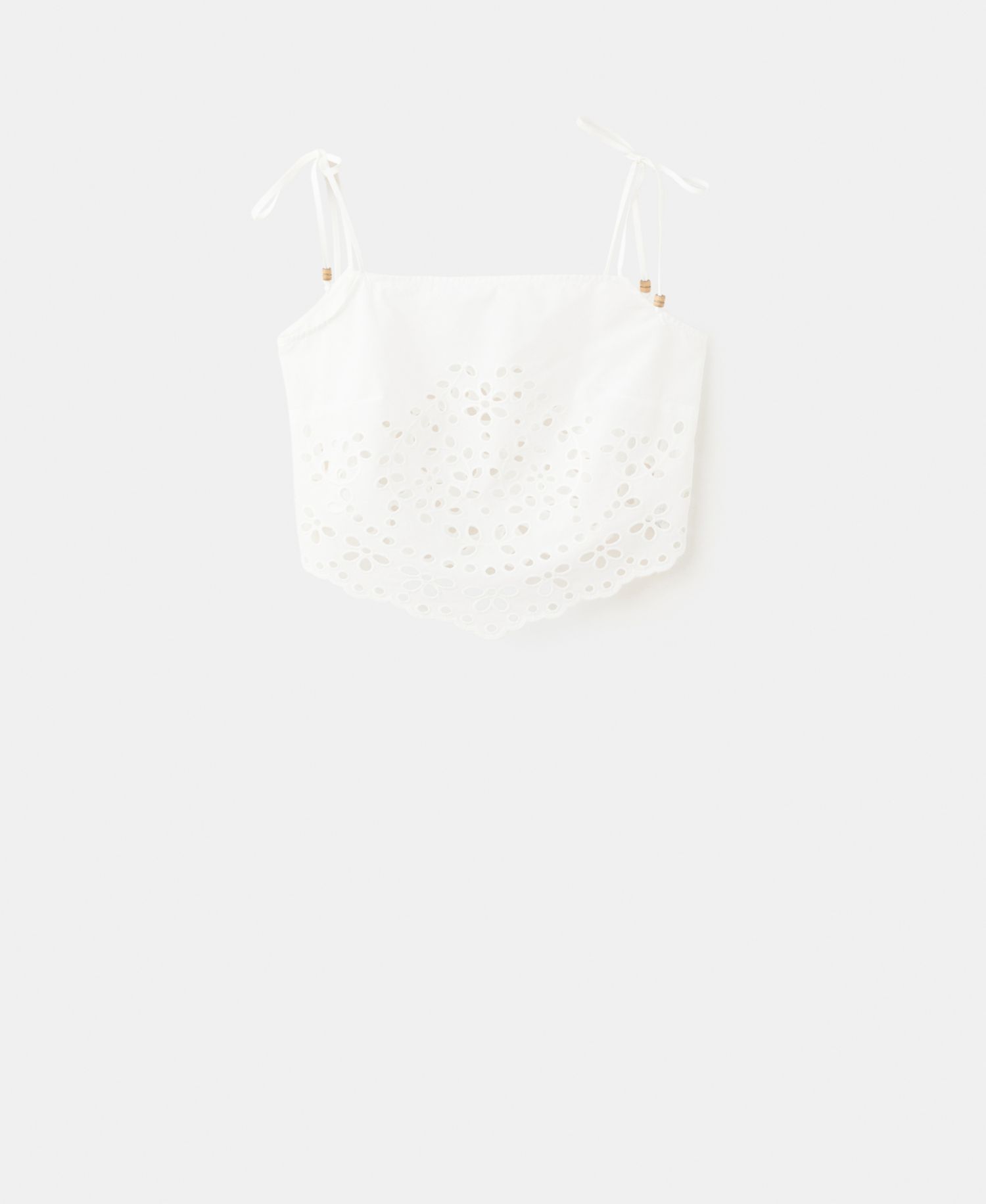 Women's Embroidered Open-Work Top