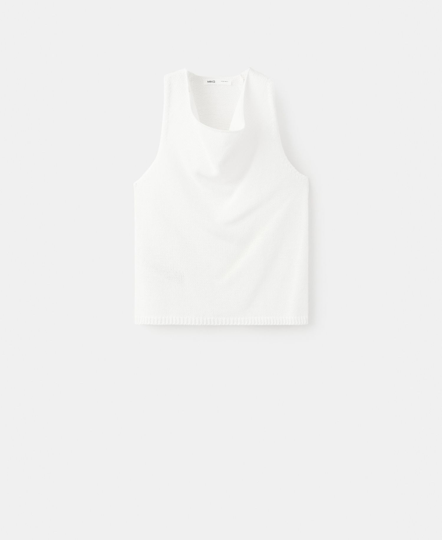 Women's Draped Neck Knitted Top