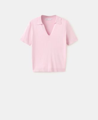 Women's Fine-Knit Polo Shirt