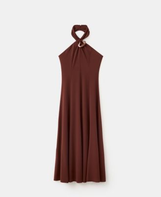 Women's Halter-Neck Knitted Dress
