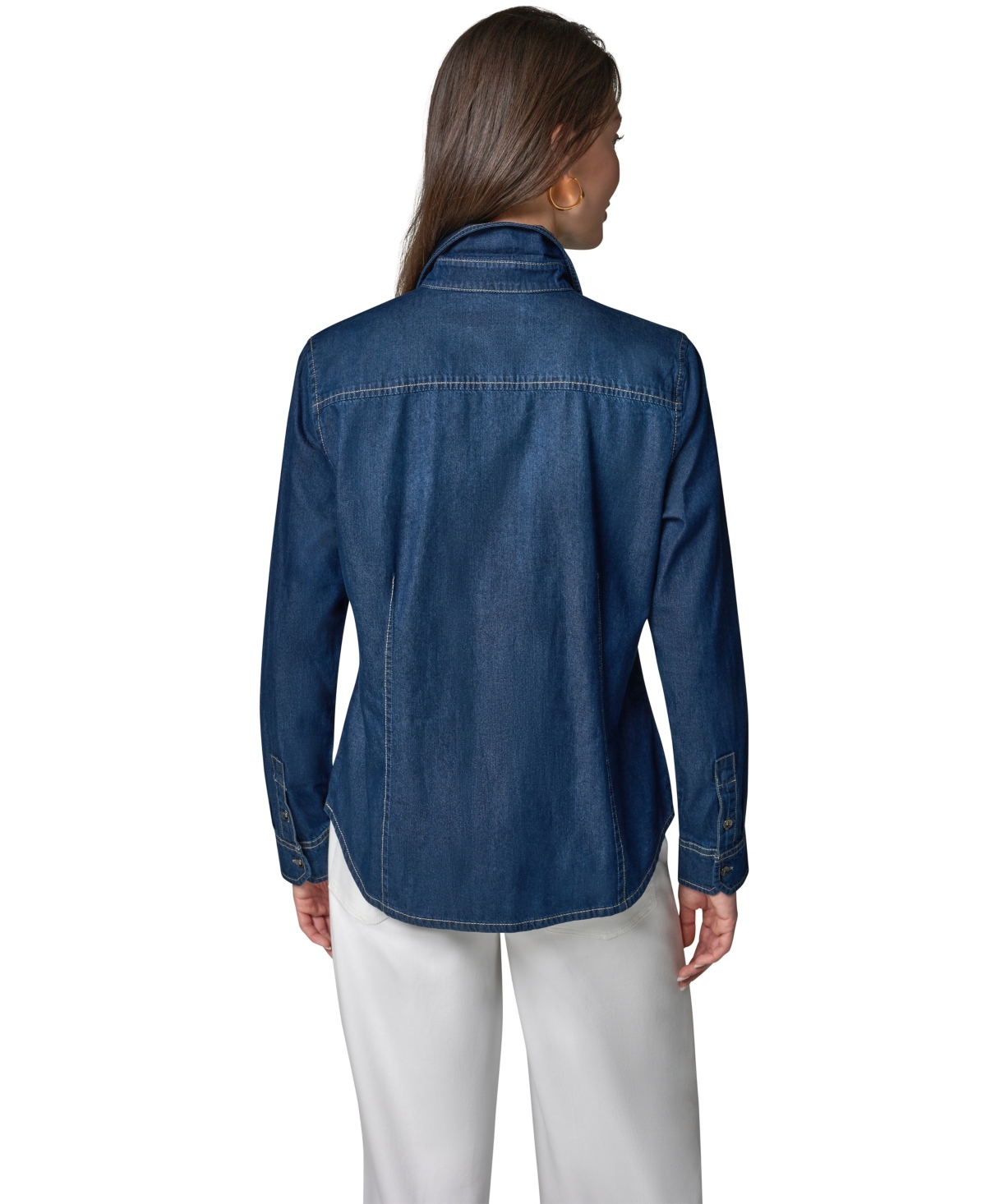 Donna Karan Weekend Women's Luxe Denim Shirt