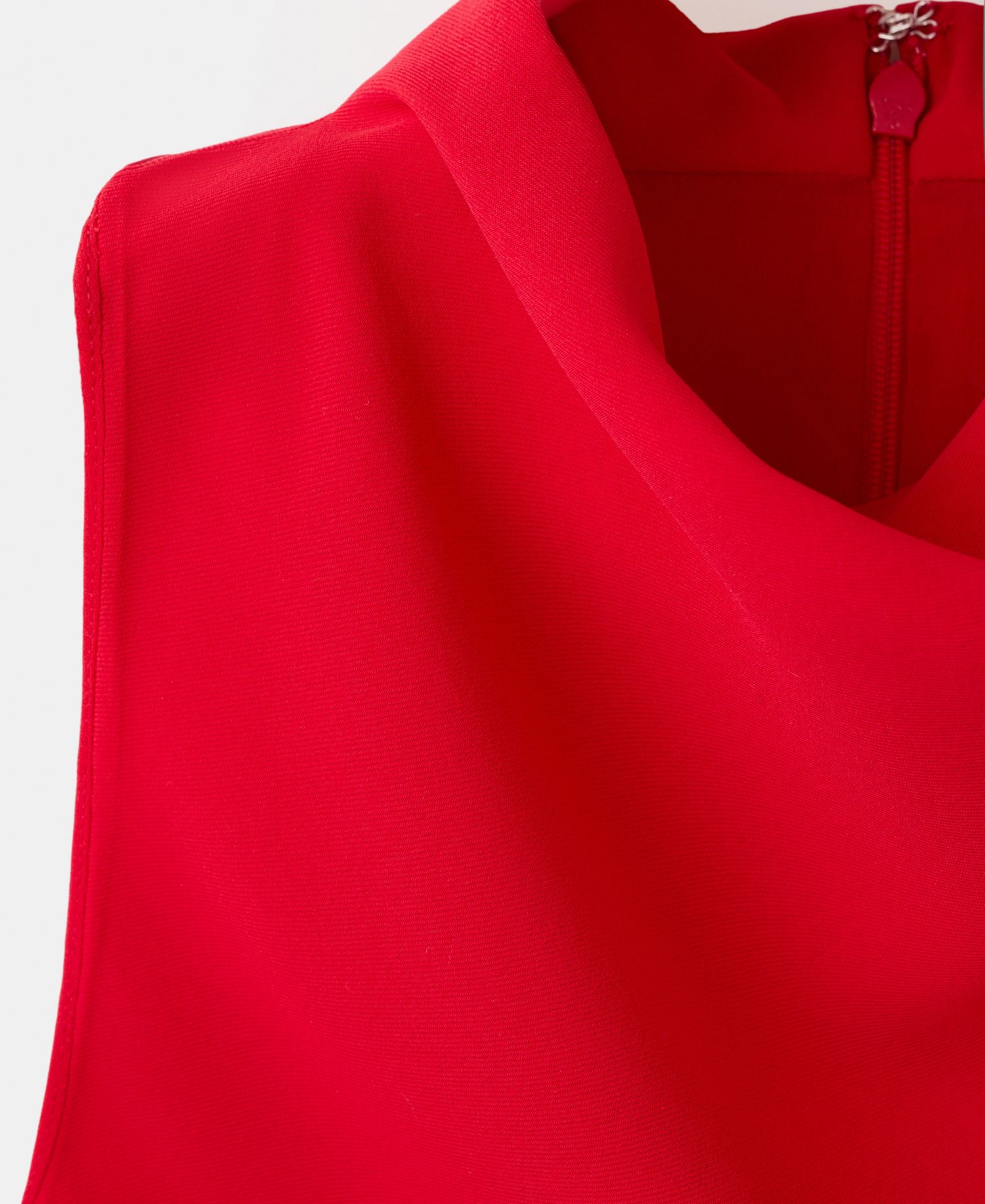 Women's Draped Neckline Ruched Dress