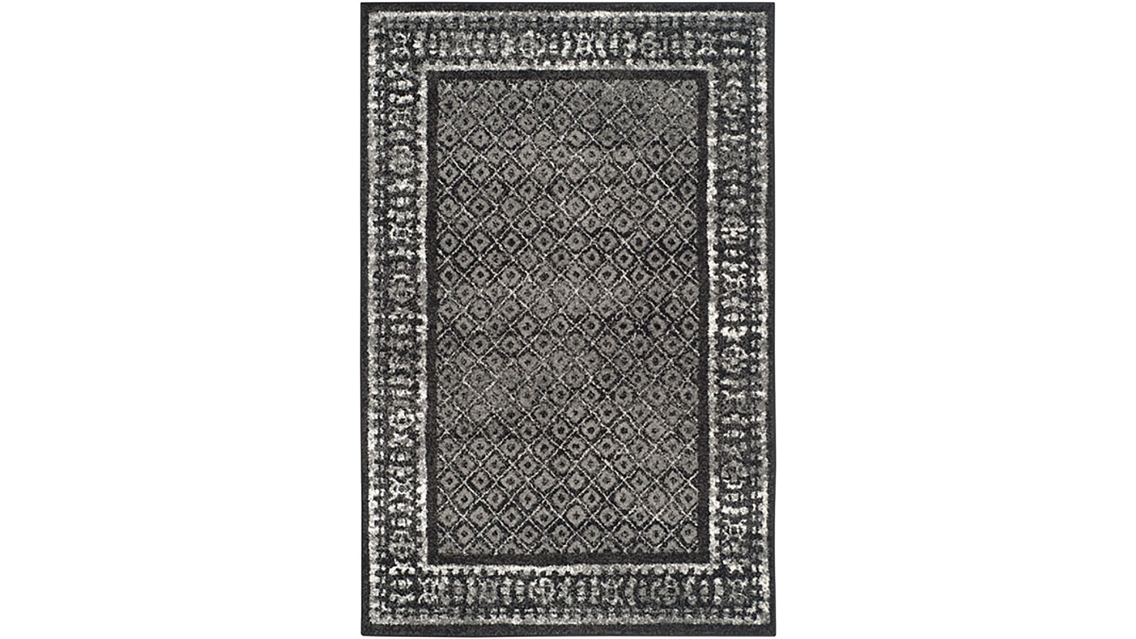 Safavieh Adirondack 110 Black and Silver 5'1" x 7'6" Area Rug