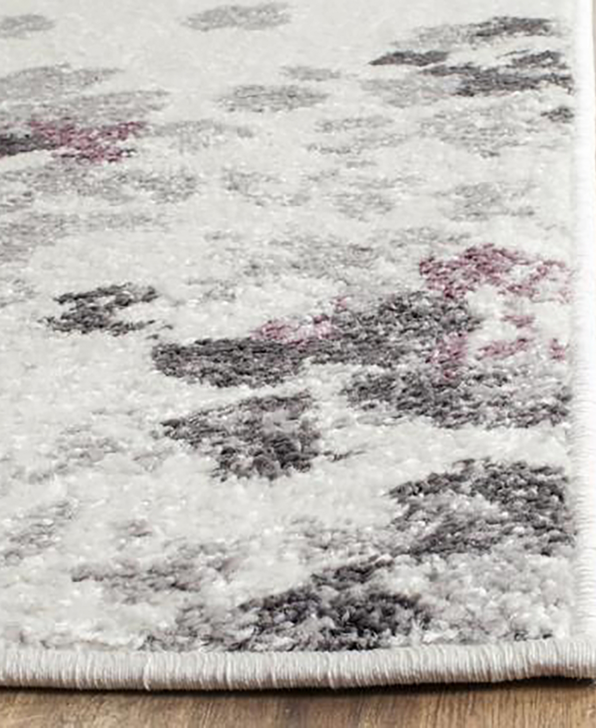 Safavieh Adirondack 115 Ivory and Purple 5'1" x 7'6" Sisal Weave Area Rug