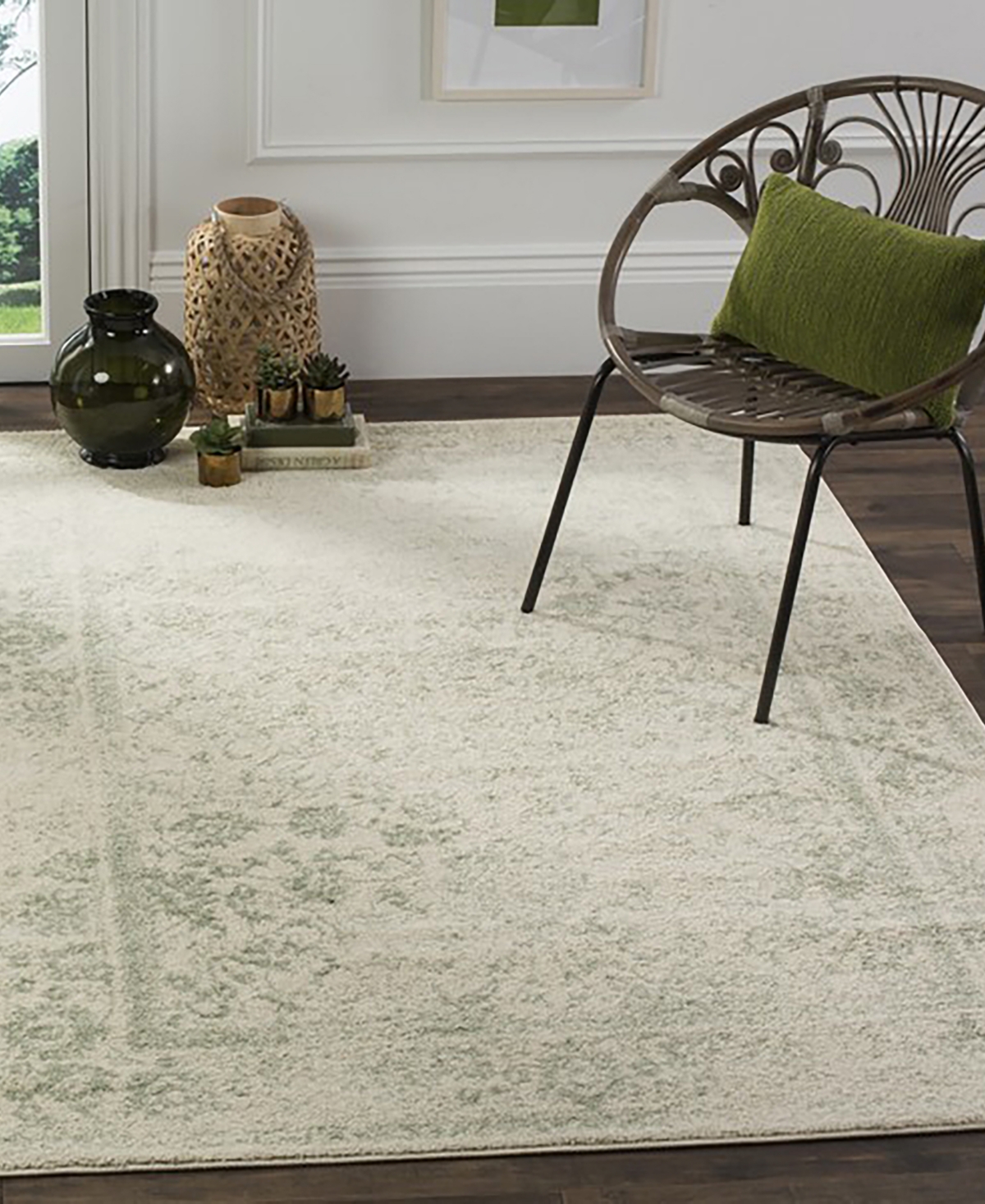 Safavieh Adirondack 109 Ivory and Sage 8' x 10' Area Rug