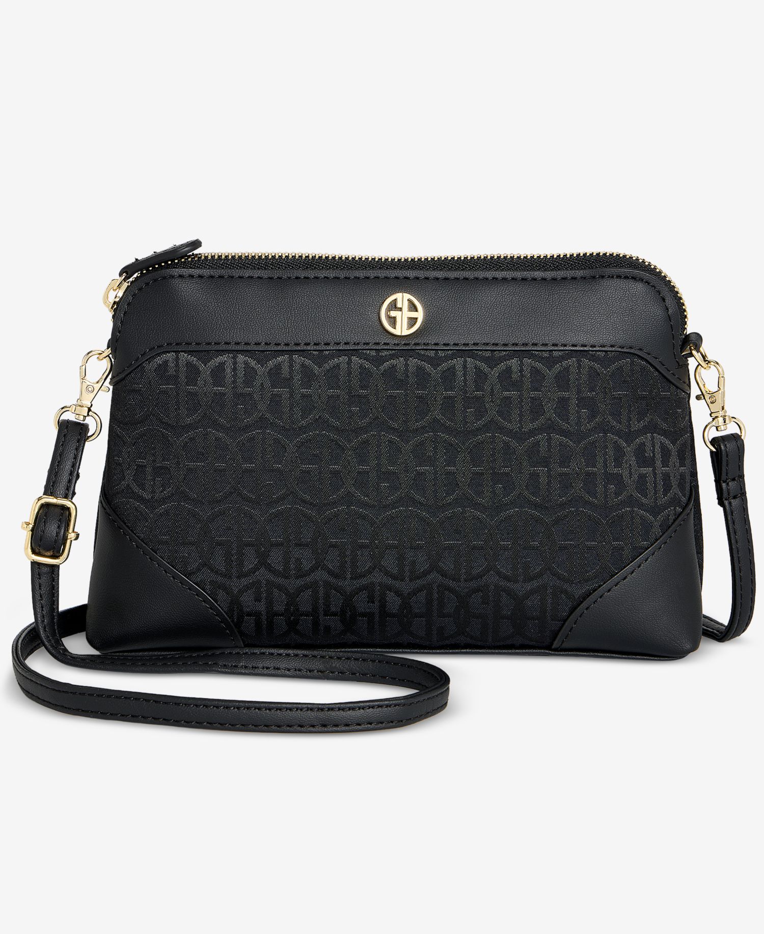 Jacquard Crossbody Wristlet