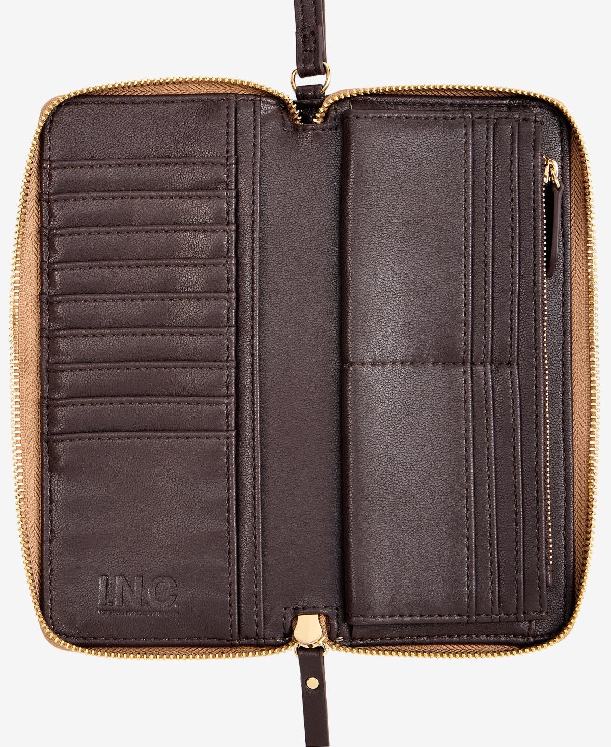 I.n.c. International Concepts Hazell Bloom Studded Zip-Around Wallet, Macy's Exclusive