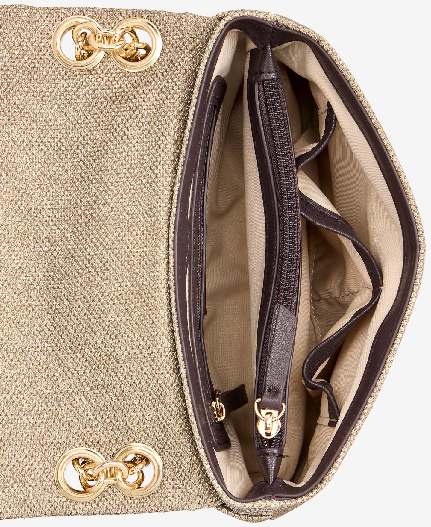 Женская сумка I.N.C. International Concepts Mini Ajae Bloom Studded Crossbody, цвет: Золотой — фото 4