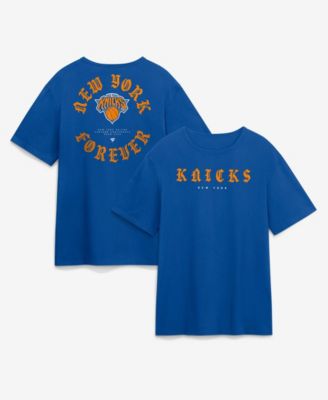 Men's Blue New York Knicks Forever Legacy Cotton T-Shirt