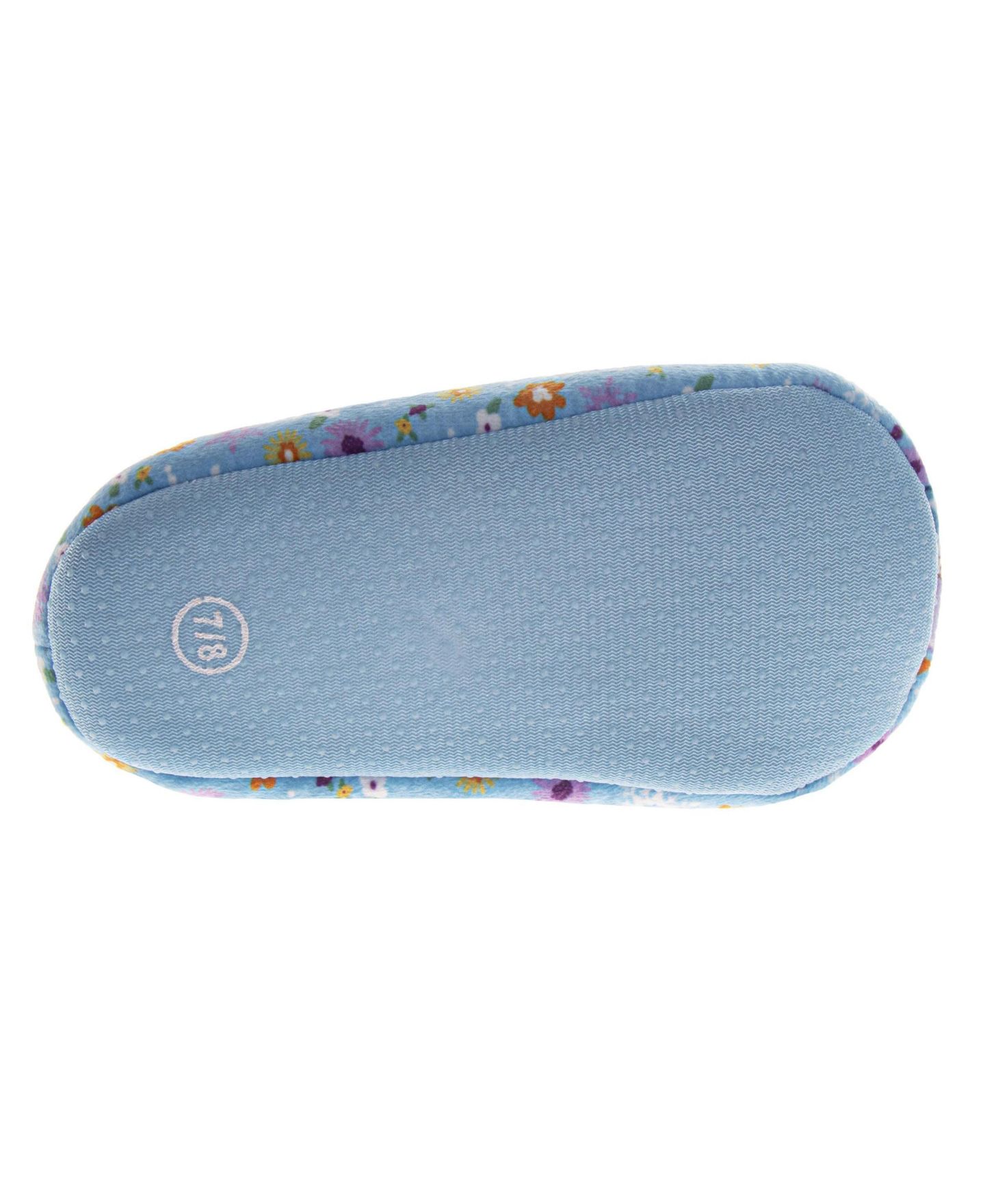 Тапочки Disney Frozen Elsa Slippers Comfortable Cozy Indoor Soft для девочек-малышей, цвет: Синий — фото 5