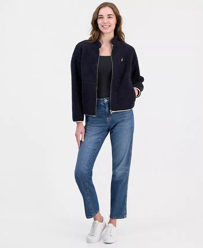 Women's Full-Zip Sherpa Fleece Jacket - thumbnail 10