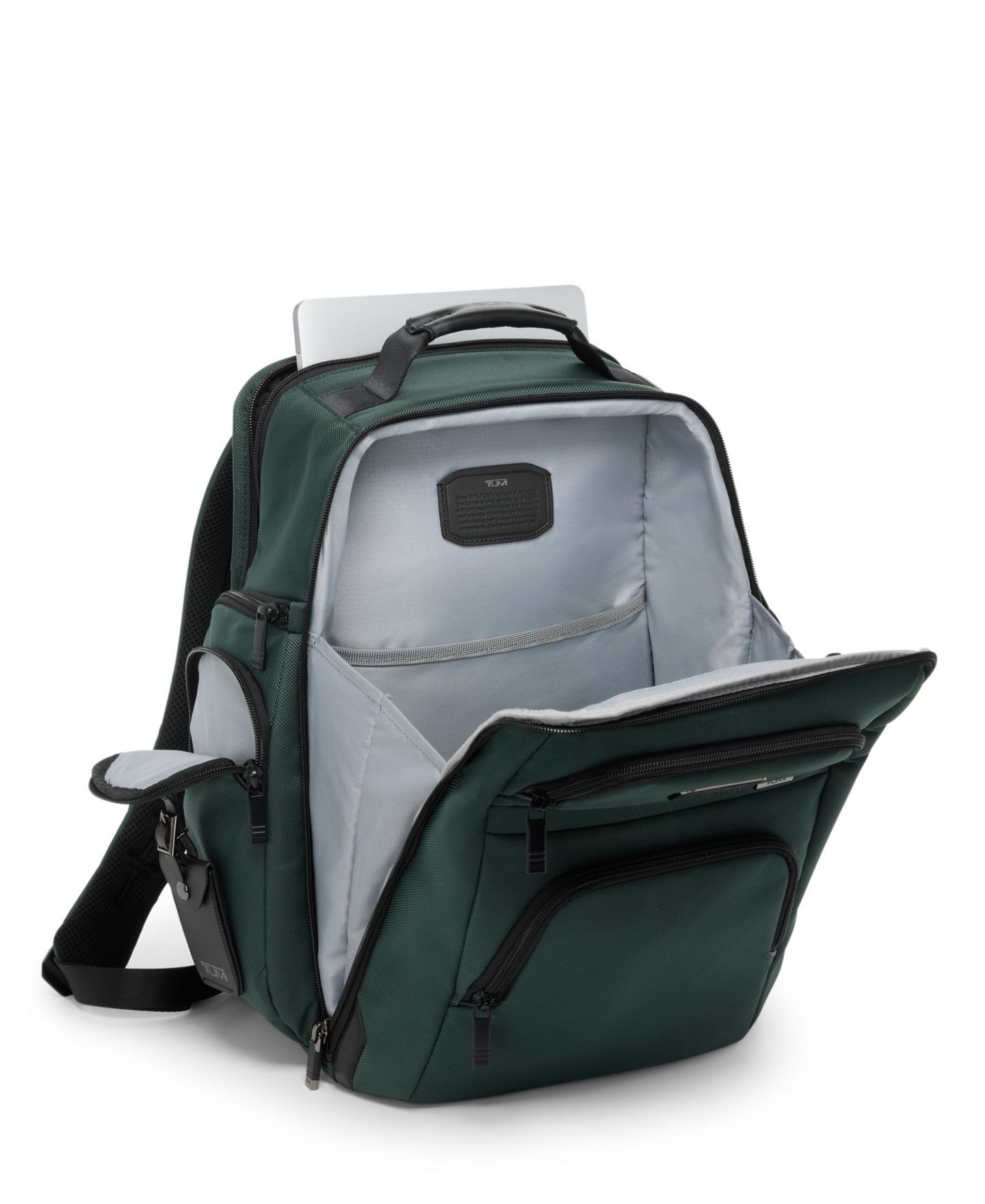 Рюкзак Tumi Alpha 17" Brief Pack, цвет: Глубокий сосновый — фото 2
