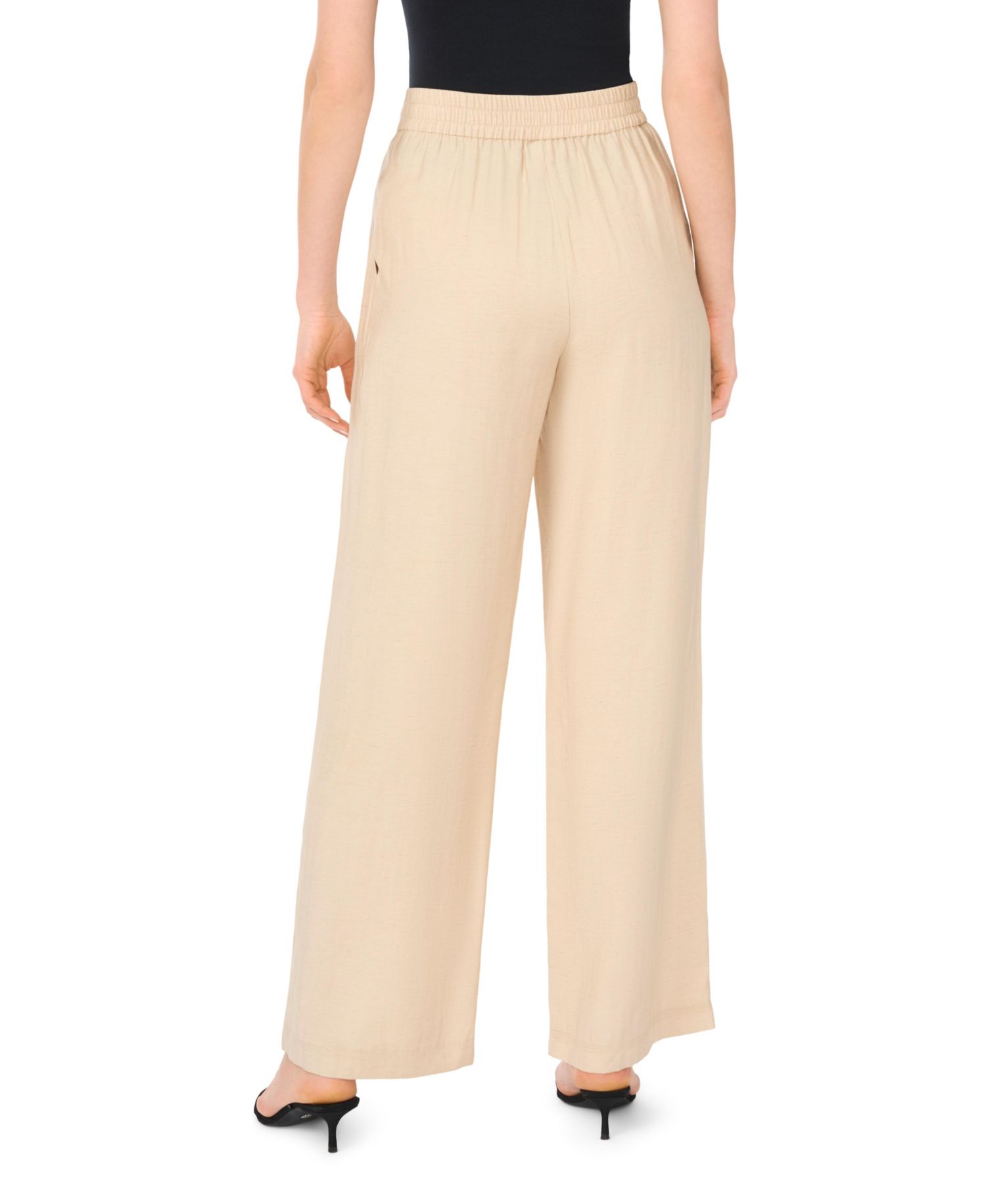 Women's Pleated Wide-Leg Pants