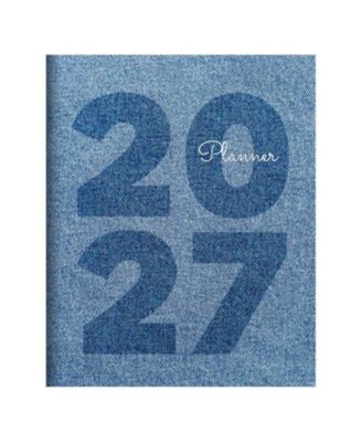 2027 Denim Medium Monthly Planner