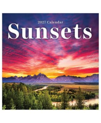 2027 Sunsets Mini Calendar