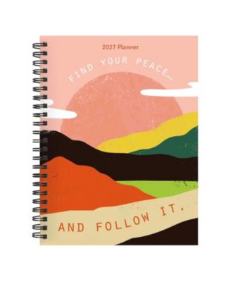 2027 Mahogany Medium Weekly Monthly Planner
