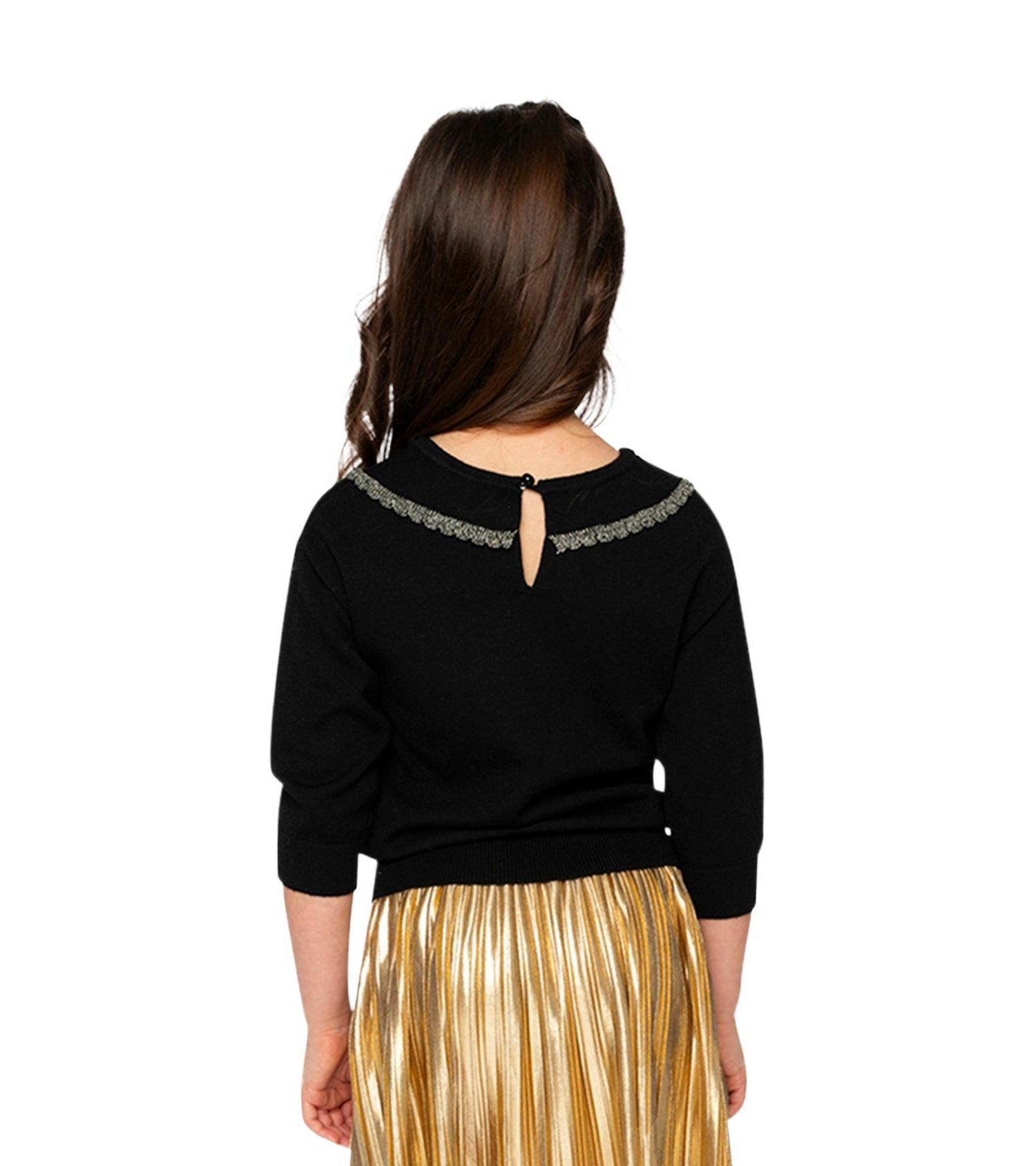 Little and Big Girl 6-14 Knitted Sweater