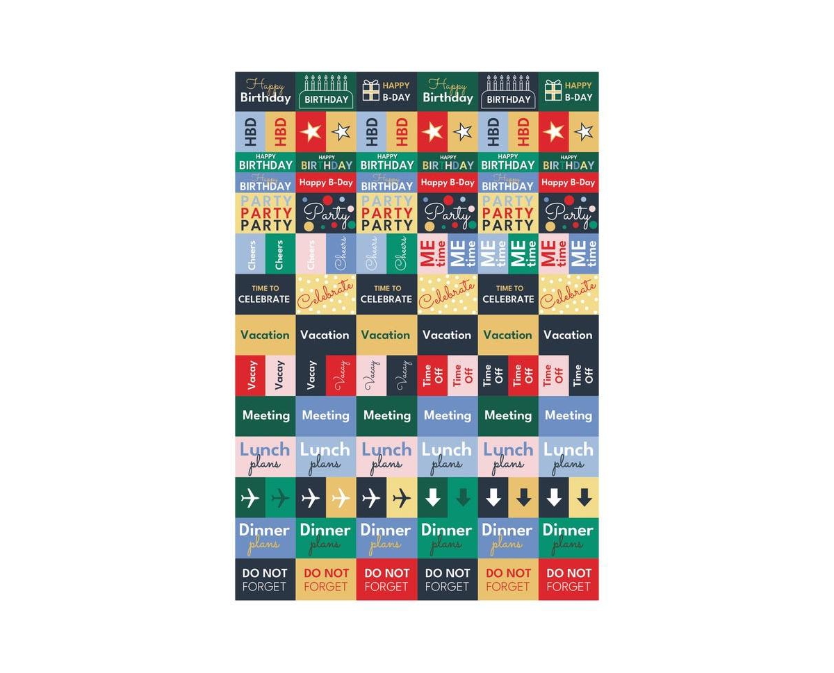 Tf Publishing Paper Goods 2027 Denim Dots Medium Weekly Monthly Planner