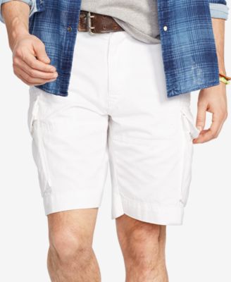 polo shorts white