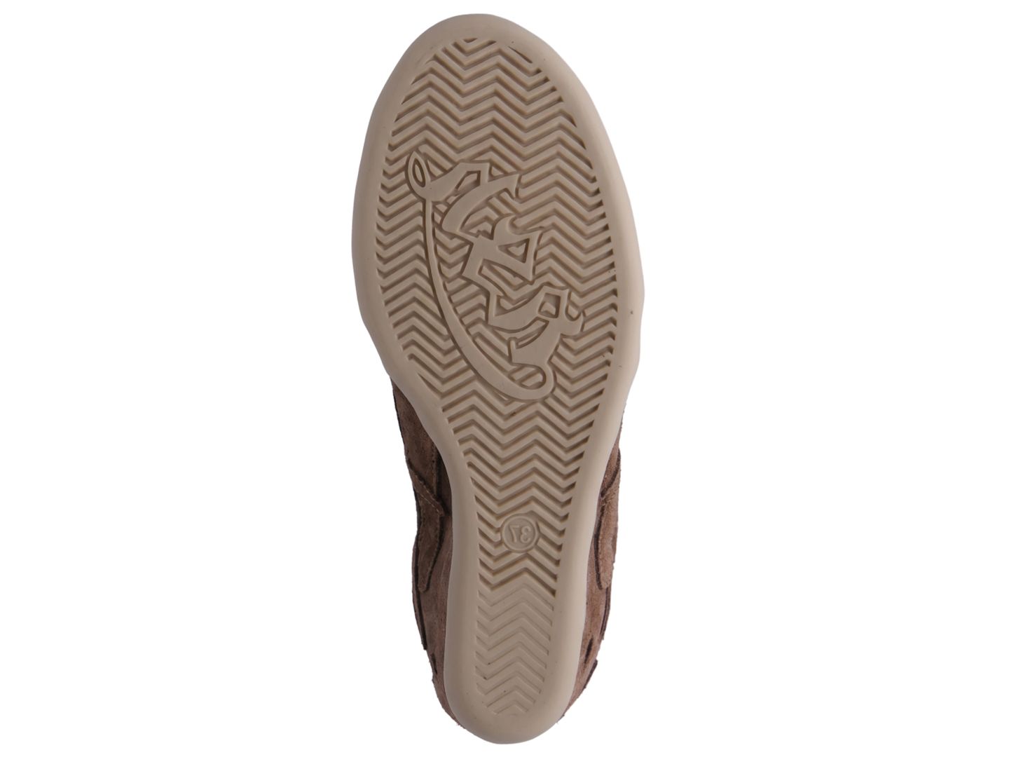 Женские кроссовки ASH Boradia Wedge, цвет: Каштановый потёртый замшевый — фото 5