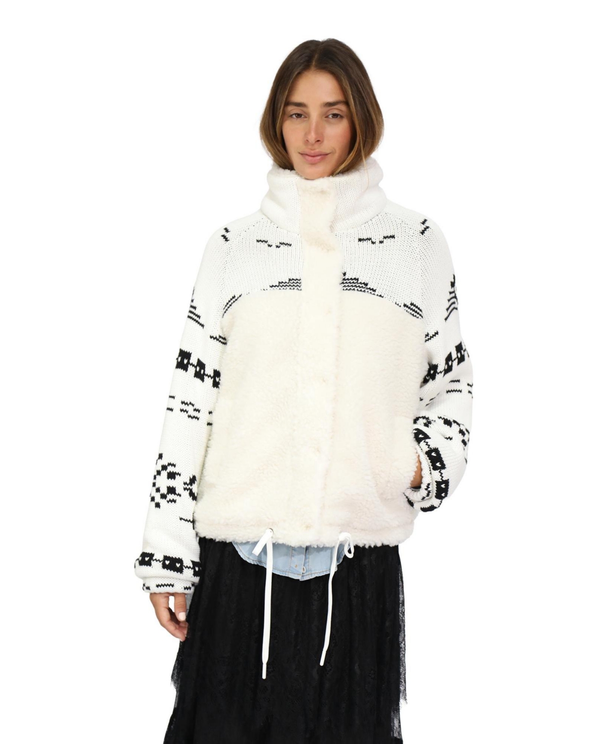 Belle & Bloom Women's Billie Fair Isle Jacket