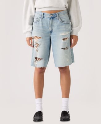 Premium Women's Baggy Dad Mid-Rise Jorts