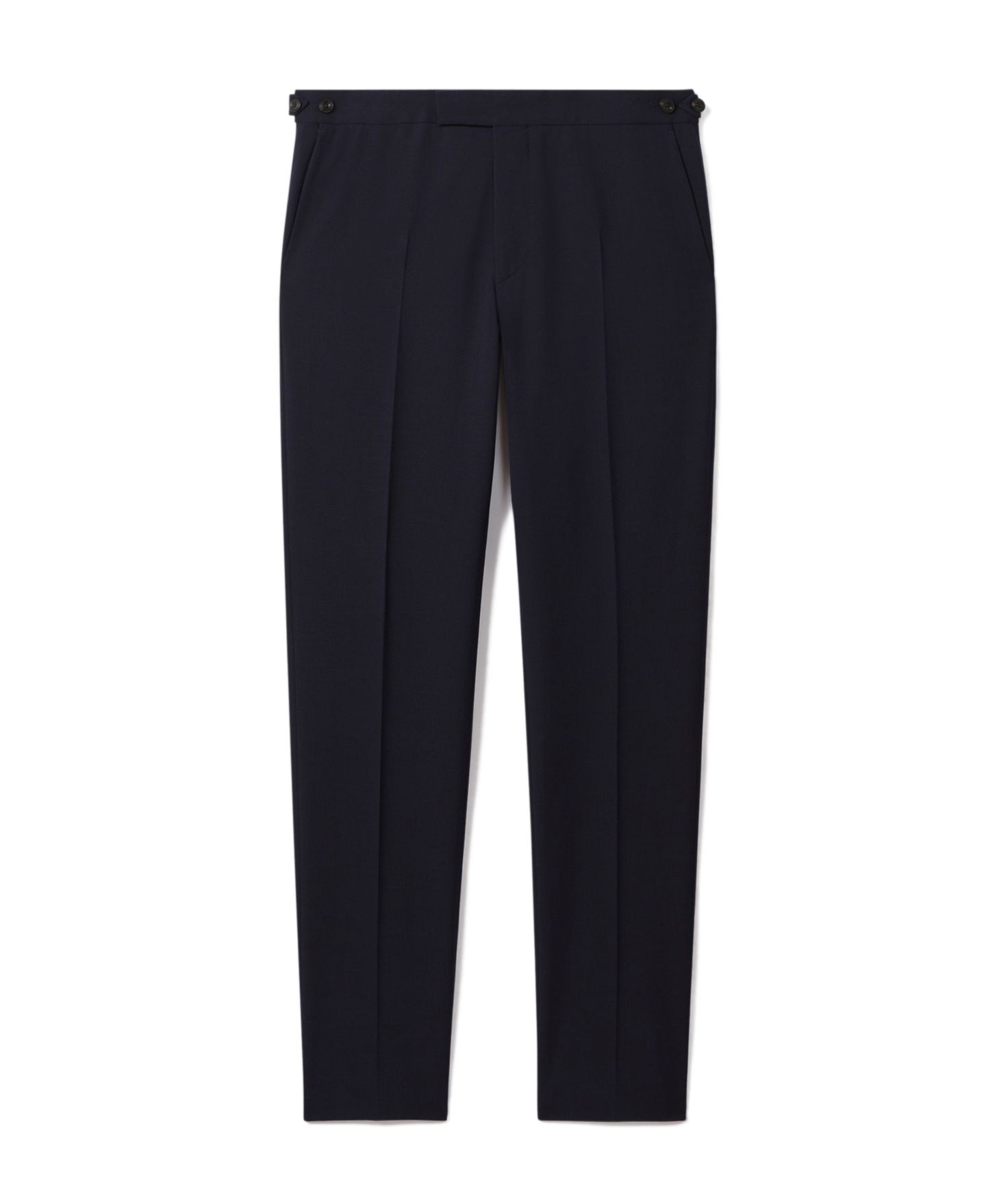 Мужские брюки REISS Belmont Textured Weave Mixer, цвет: Тёмно-синий — фото 5
