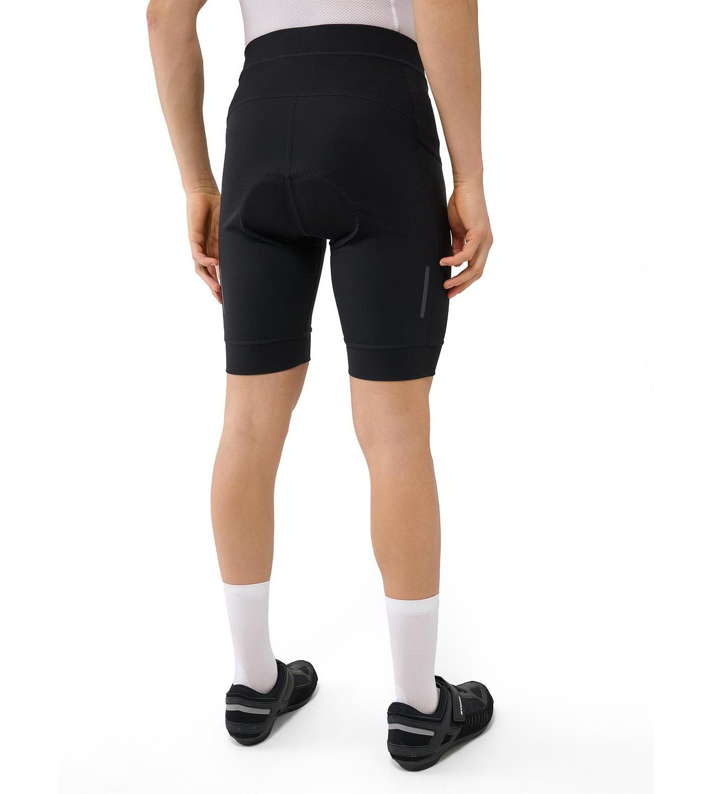 Мужские леггинсы 4F Short Cycling Leggings With Gel-Foam Insert, цвет: Глубокий чёрный — фото 2