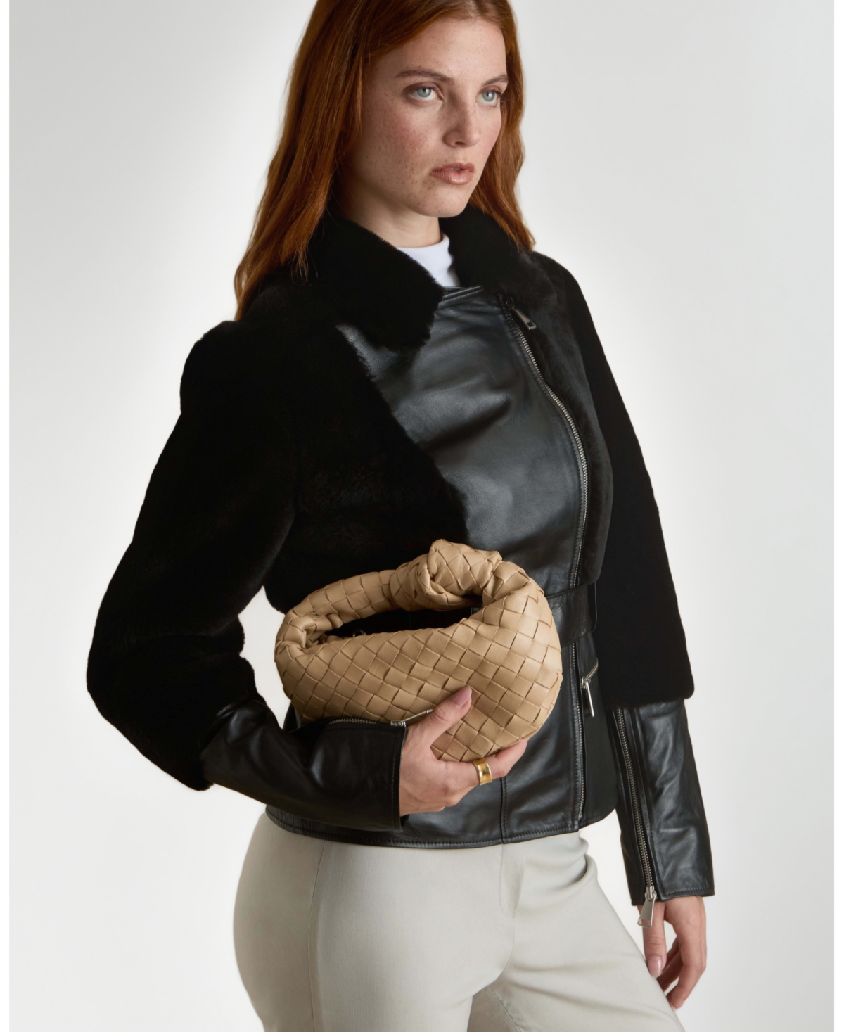 Furniq Uk Women's Fashion Jacket, Nappa Black