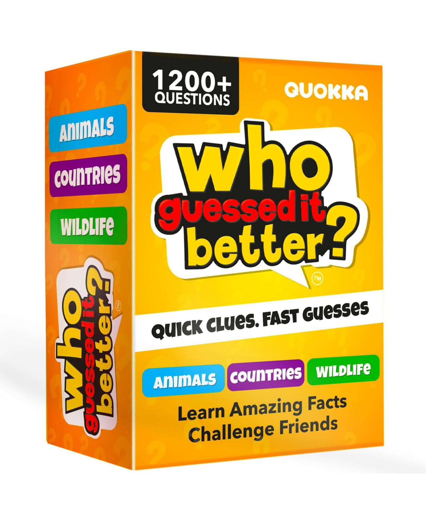 Детская карточная игра Quokka Who Guess It Better 50-Card Game, Ages 6+, цвет: 3-Game Bundle — фото 1