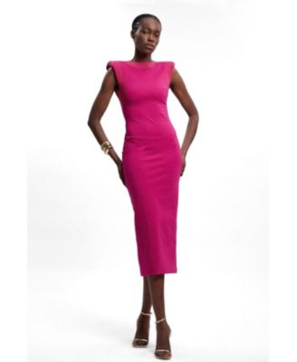 Women's Studded Jersey Midi Dress