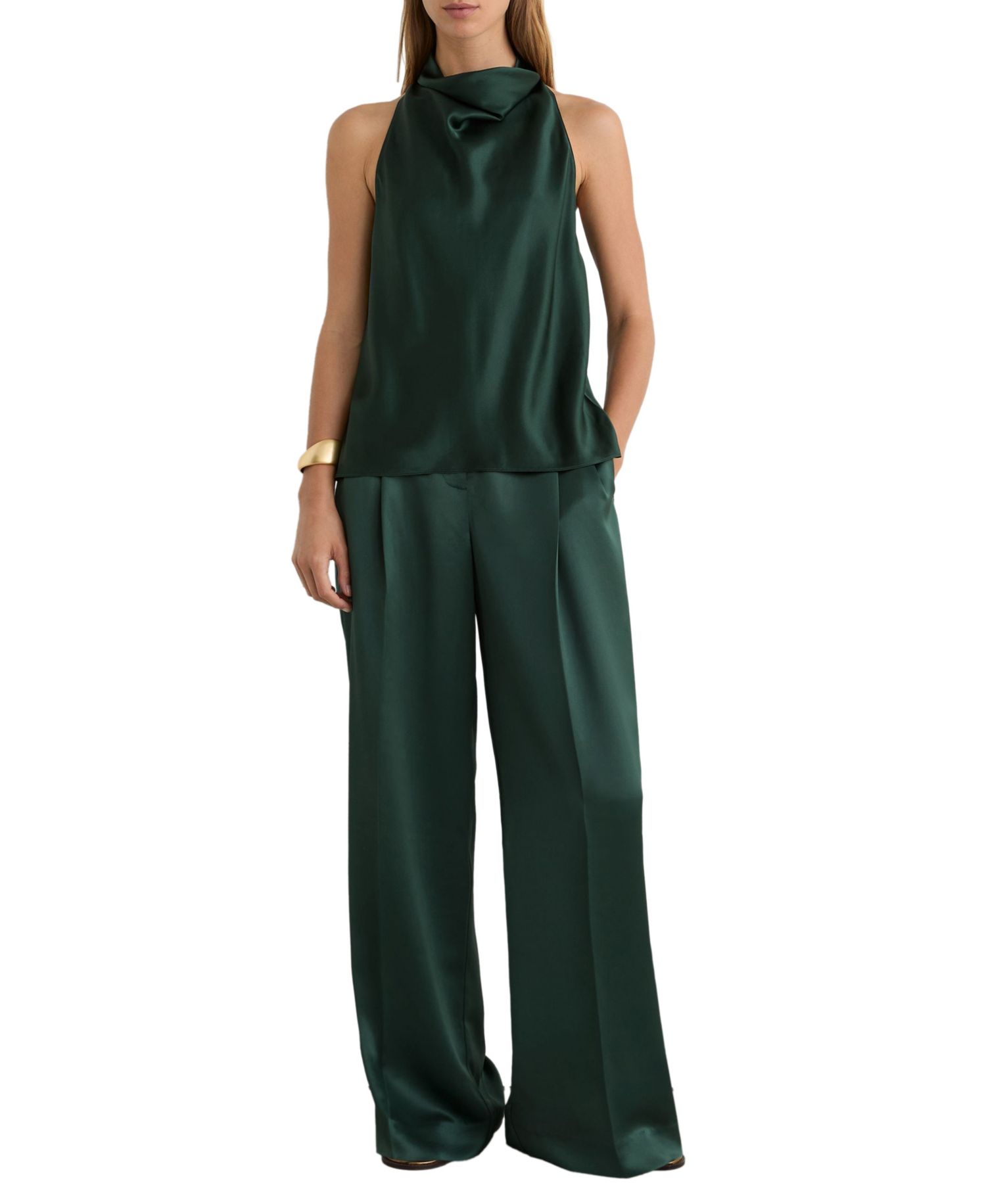 Women's Kory Cowl Neck Silk Top