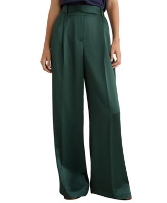 Women's Zadie Wide Leg Satin Pants