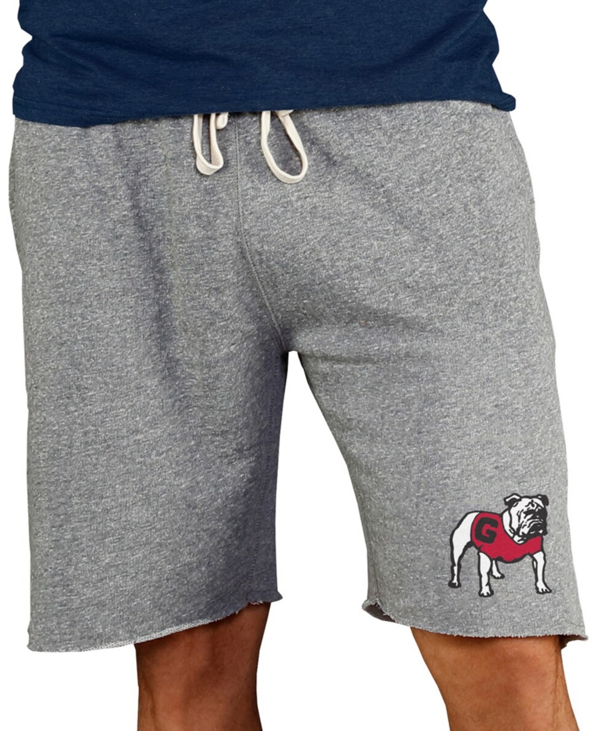 Concepts Sport Men's Gray Georgia Bulldogs Mainstream Terry Shorts